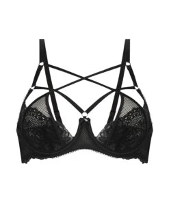 Niet-voorgevormde Beugel Bh Anna - Zwart -Mode-Lingeriewinkel 139510 5