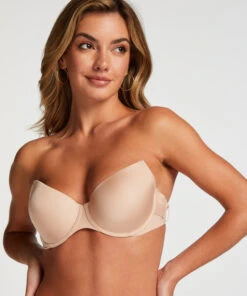 Voorgevormde Beugel Bh Transparant Back - Beige -Mode-Lingeriewinkel 154700 3