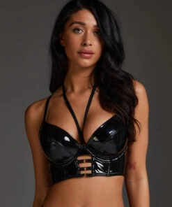 Voorgevormde Longline Beugel Bh Seductress - Zwart