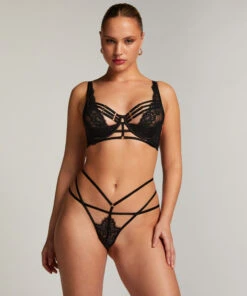 Half-voorgevormde Cup Longline Beugel Bh Iggy - Zwart -Mode-Lingeriewinkel 182484 3