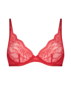 Niet-voorgevormde Beugel Bh Isabelle - Rood -Mode-Lingeriewinkel 184808 5