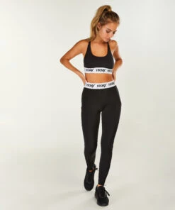 HKMX Sport Bh The Crop Logo Level 1 - Zwart -Mode-Lingeriewinkel 189122 3