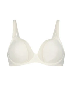 Niet-voorgevormde Beugel Bh Mesh - Wit -Mode-Lingeriewinkel 195780 5