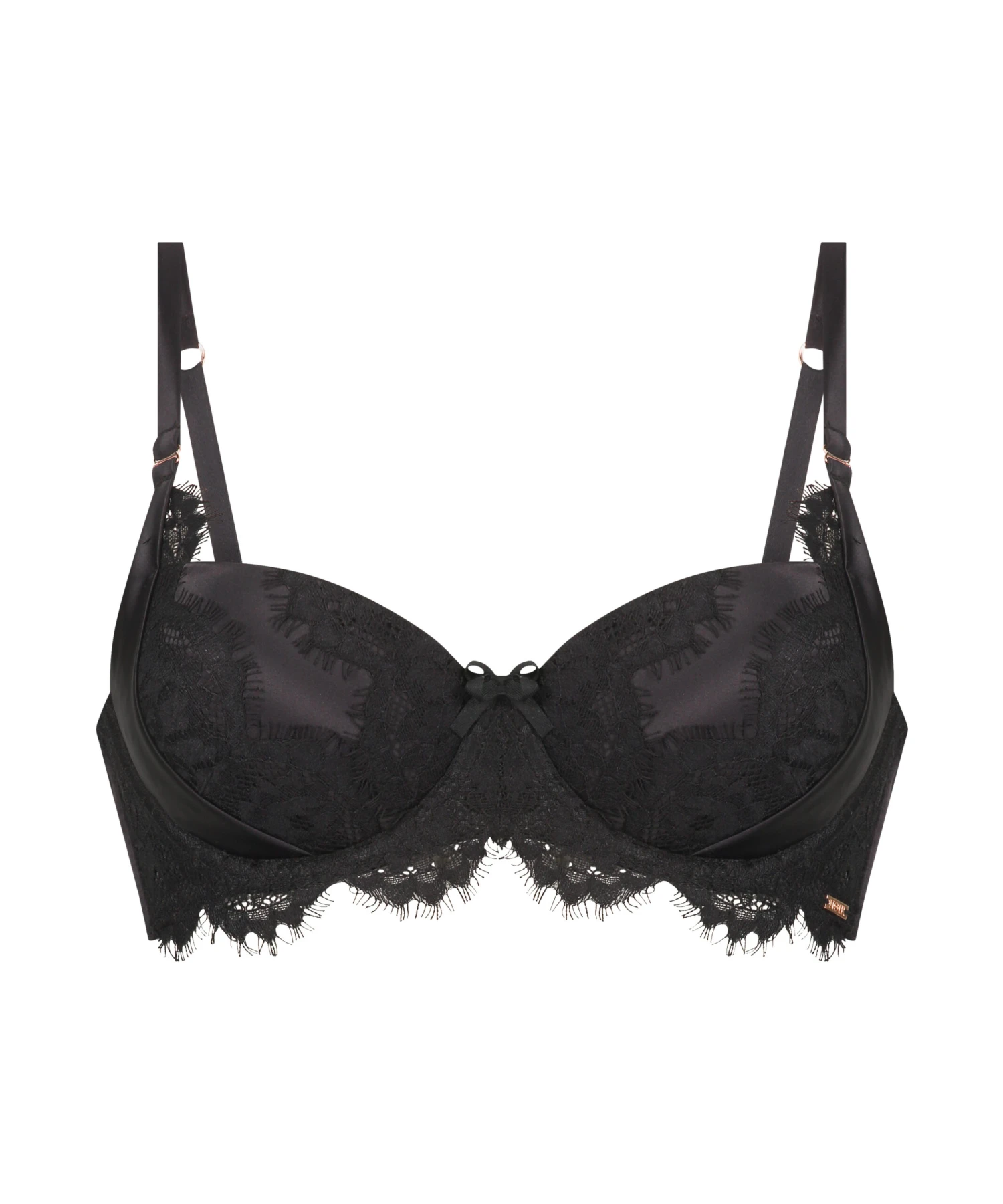 Voorgevormde Beugel Bh Hannako - Zwart 8 Voorgevormde Beugel Bh Hannako - Zwart - Afbeelding 6