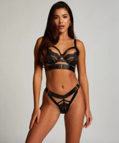 Niet-voorgevormde Longline Beugel Bh Occult - Zwart -Mode-Lingeriewinkel 199851 3
