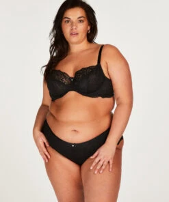 Niet-voorgevormde Beugel Bh Marine - Zwart 14 Niet-voorgevormde Beugel Bh Marine - Zwart -Mode-Lingeriewinkel 200994 12