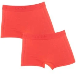 Ten Cate Meisjes Basic 2-pack Boxershorts Rood