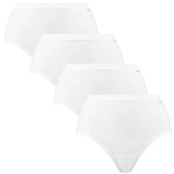 Ten Cate Dames Basics 4-pack Midi Slips Wit