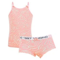 Vingino Meisjes 2-pack Hipster & Singlet Set Zebra Multi