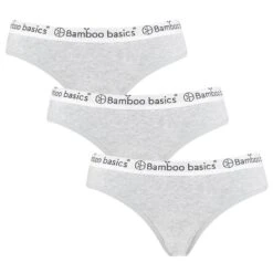Bamboo Basics Dames 3-pack Slips Yara Grijs