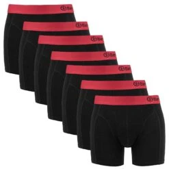 Bamboo Basics 7-pack Boxers Levi Combi Zwart