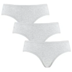 Bamboo Basics Dames 3-pack Hip-slips Mila Grijs