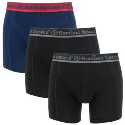 Bamboo Basics 3-pack Boxers Rico Zwart & Blauw II