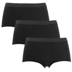 BJØRN BORG Björn Borg Dames Cotton Stretch 3-pack Mini Boxershorts Basic Zwart