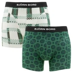 BJØRN BORG Björn Borg Premium Cotton Stretch 2-pack Boxers Mixed Print Multi