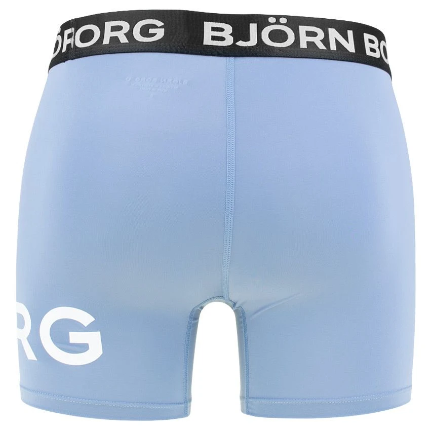 BJØRN BORG Björn Borg Performance 3-pack Microfiber Boxers Basic Leafs Zwart & Blauw 11 BJØRN BORG Björn Borg Performance 3-pack Microfiber Boxers Basic Leafs Zwart & Blauw - Afbeelding 9