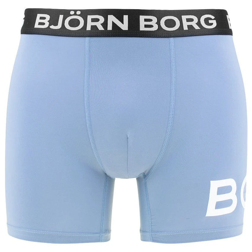 BJØRN BORG Björn Borg Performance 3-pack Microfiber Boxers Basic Leafs Zwart & Blauw 9 BJØRN BORG Björn Borg Performance 3-pack Microfiber Boxers Basic Leafs Zwart & Blauw - Afbeelding 7