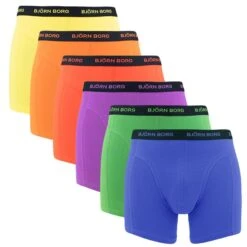 BJØRN BORG Björn Borg Cotton Stretch 6-pack Boxers Pride Multi