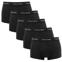 Calvin Klein 5-pack Lowrise Boxer Trunks Zwart