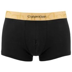Calvin Klein Boxer Trunk Double Logo Zwart