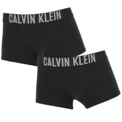 Calvin Klein Jongens Intense Power 2-pack Boxers Zwart II