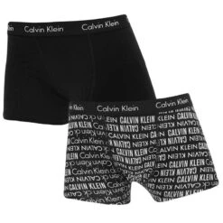 Calvin Klein Jongens 2-pack Boxers Logo Print