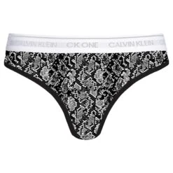 Calvin Klein Dames Ck One Plus Size String Snake Multi