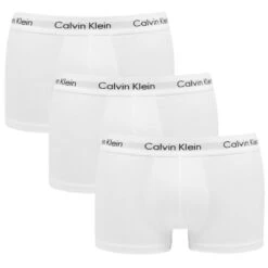 Calvin Klein 3-pack Lowrise Boxer Trunks Wit