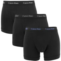 Calvin Klein 3-pack Boxers Zwart CB7