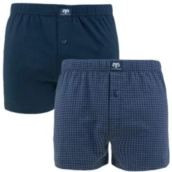 CECEBA 2-pack Wijde Boxershorts Print Blauw