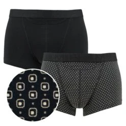 HOM HO1 2-pack Boxers Gauthier Zwart