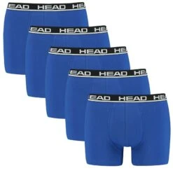 HEAD 5-pack Boxers Basic Blauw & Wit