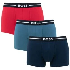 Hugo Boss BOSS Bold 3-pack Boxers Blauw & Rood