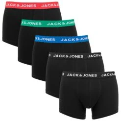 Jack & Jones 5-pack Boxers Huey Combi Zwart