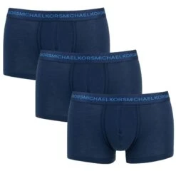 Michael Kors 3-pack Supima Boxers Basic Blauw