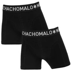 Muchachomalo Jongens 2-pack Boxers Zwart
