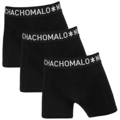 Muchachomalo Jongens 3-pack Boxers Zwart