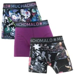 Muchachomalo Jongens 3-pack Boxers Rolling Stones Beatles Multi