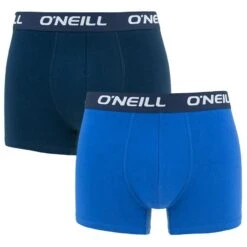 O'Neill 2-pack Boxers Plain Blauw