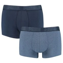 PUMA 2-pack Boxer Trunks Basic Blauw