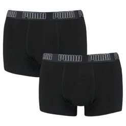 PUMA 2-pack Boxer Trunks Basic Zwart
