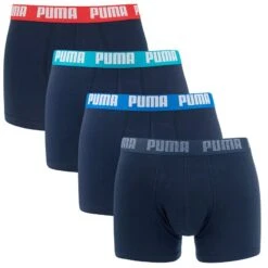 PUMA 4-pack Boxers Basic Combi Blauw