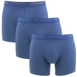 Scotch & Soda 3-pack Boxers Basic Blauw III