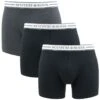 Scotch & Soda 3-pack Boxers Basic Large Logo Zwart & Grijs