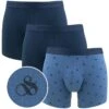 Scotch & Soda 3-pack Boxers Ampersand Logo Blauw II