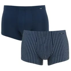 SKINY Power Line 2-pack Microfiber Boxers Streep & Blauw III