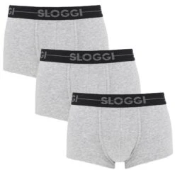 Sloggi Go 3-pack Boxer Trunks Grijs